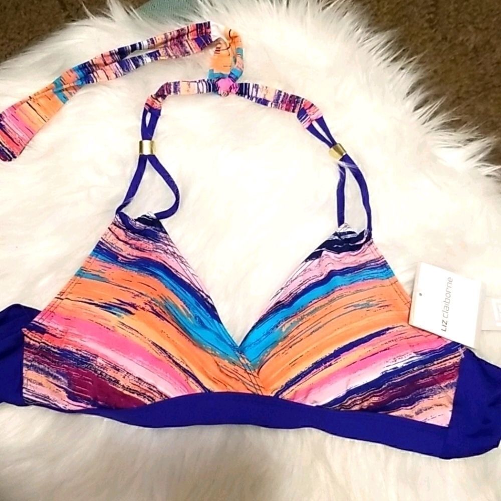 Liz Claiborne Bikini Top Size 12